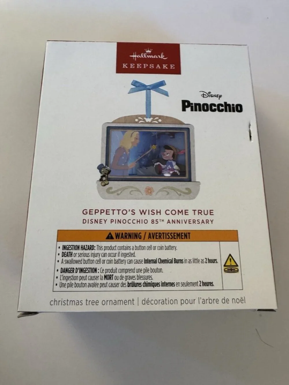 Hallmark Keepsake 2025 Geppetto's Wish Come True Disney Pinocchio Ornament BV5